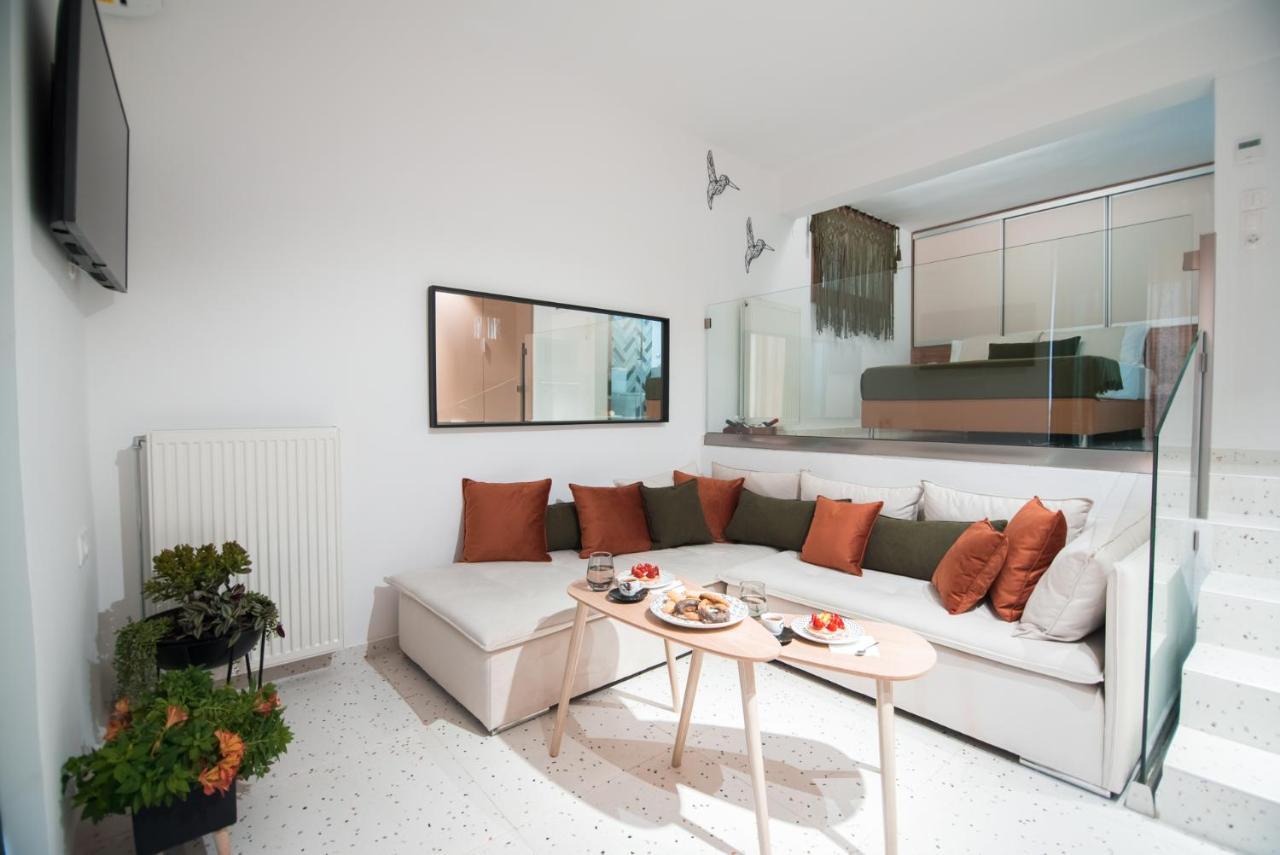 Anemos Seaside Apartment เนโอสมาร์มาราส ภายนอก รูปภาพ