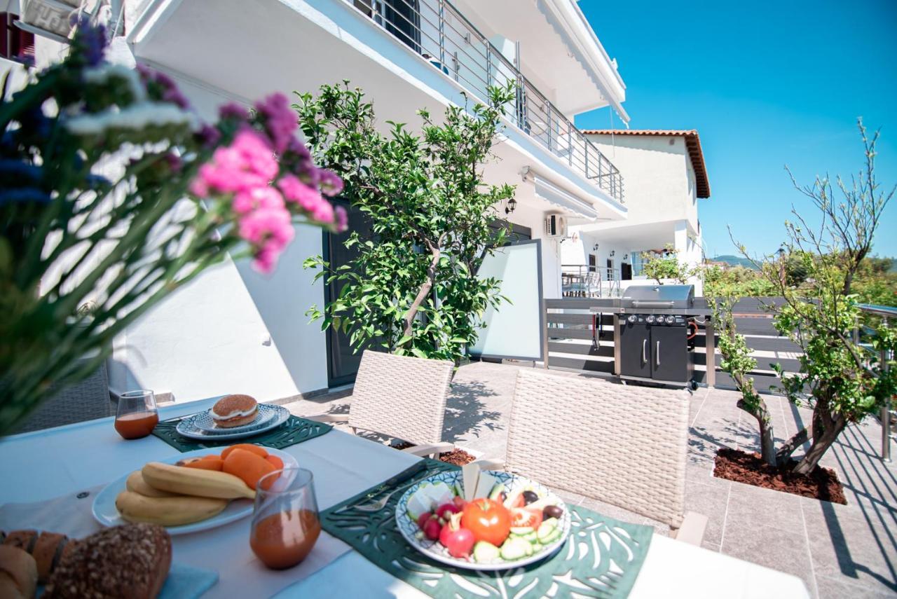 Anemos Seaside Apartment เนโอสมาร์มาราส ภายนอก รูปภาพ